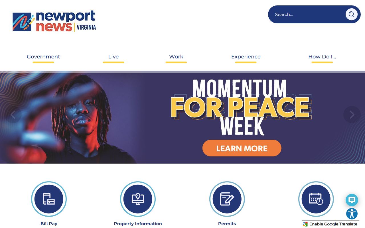 Newport News Virginia public records city portal