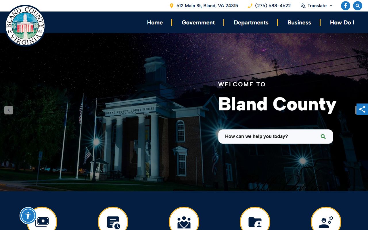 Bland County public records