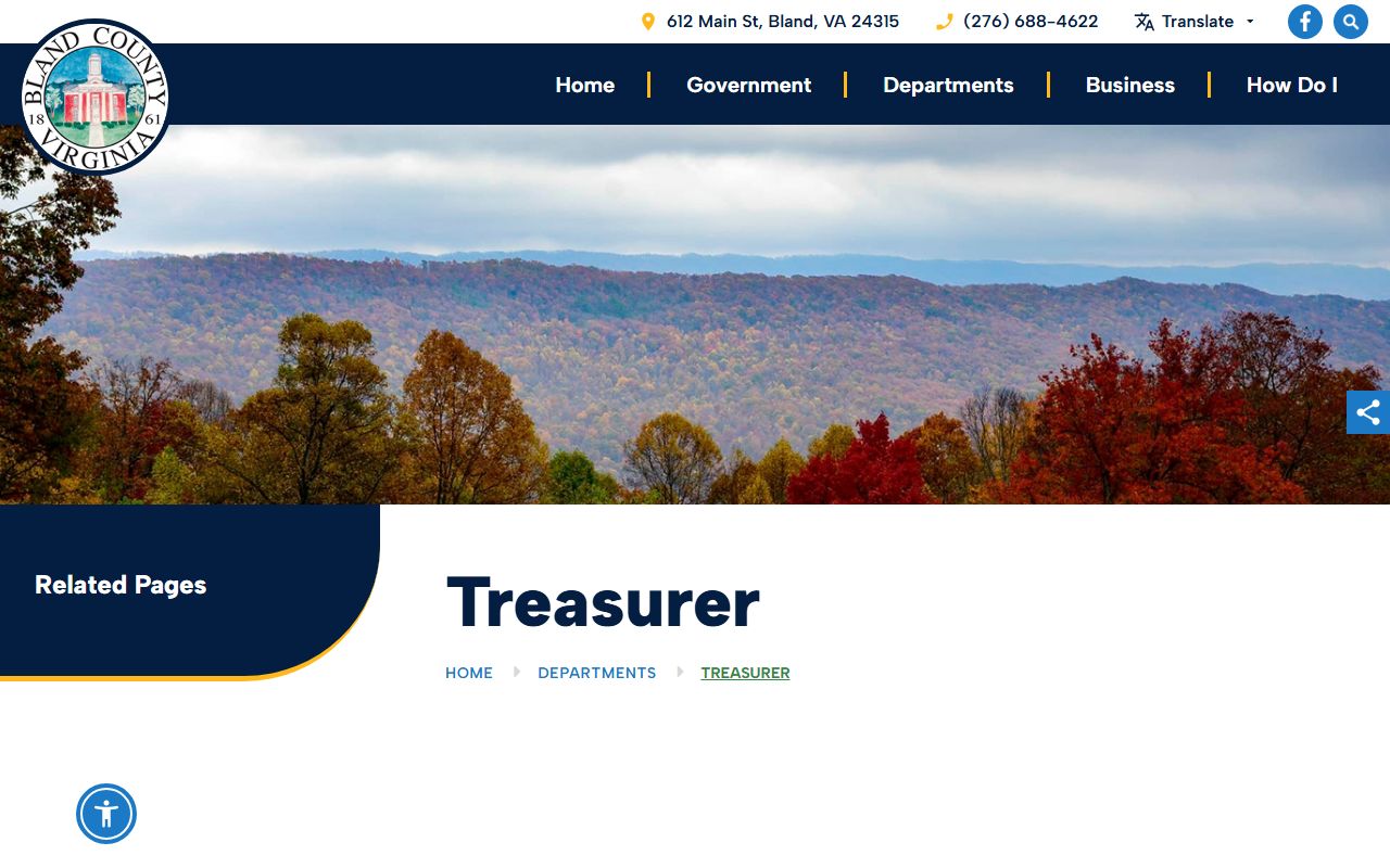 Bland County Commissioner of the Revenue public records