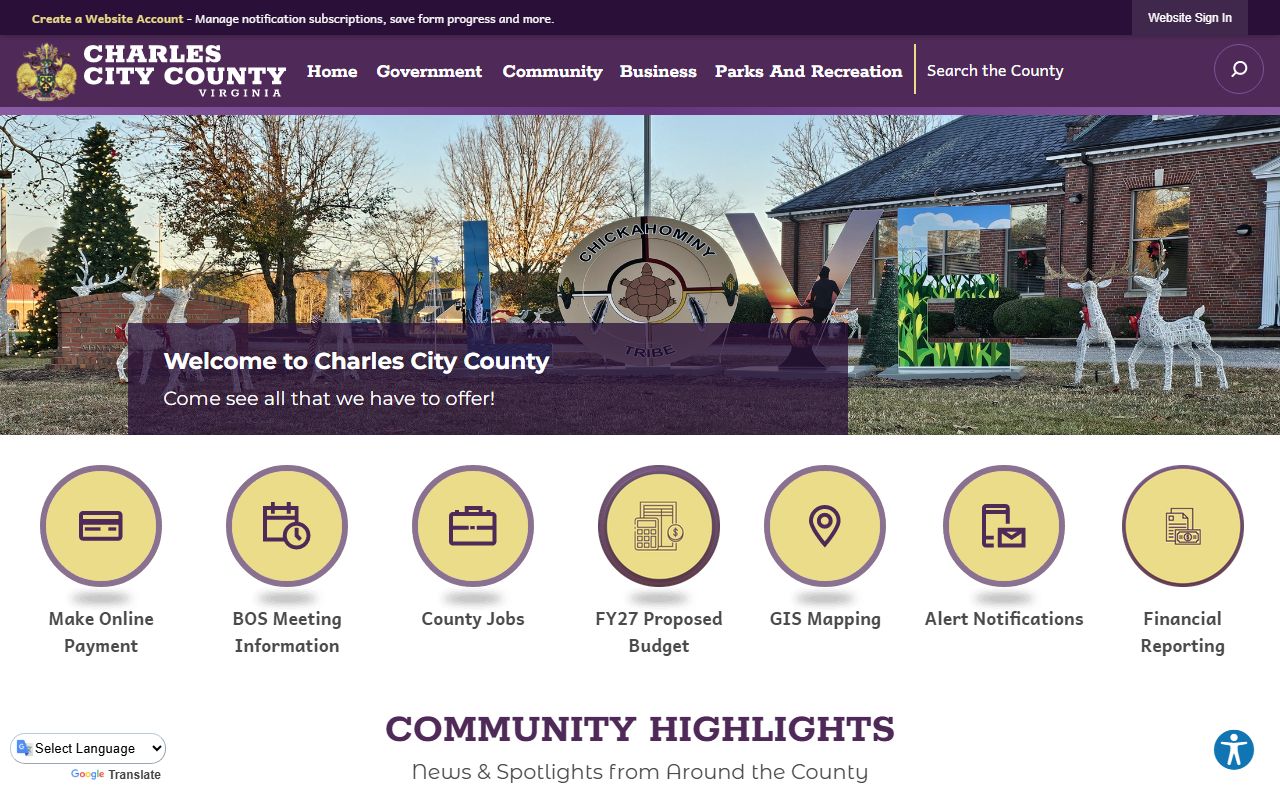 Charles City County public records