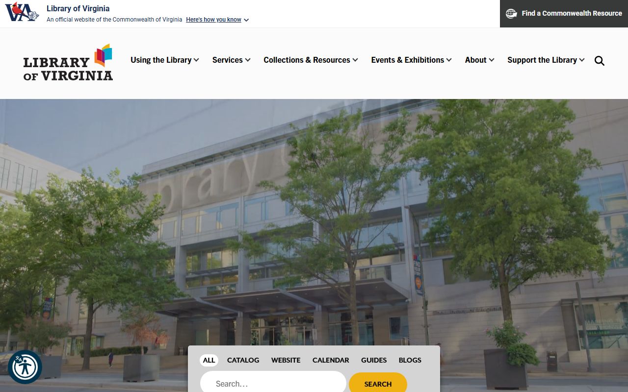 Library of Virginia archives public records