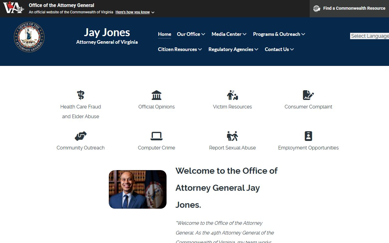 Virginia public records - Virginia Attorney General's Office