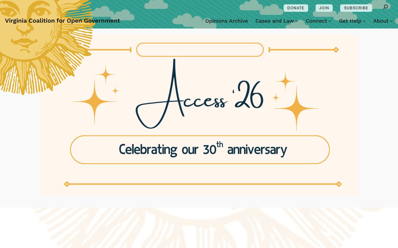 Virginia open government public records resources