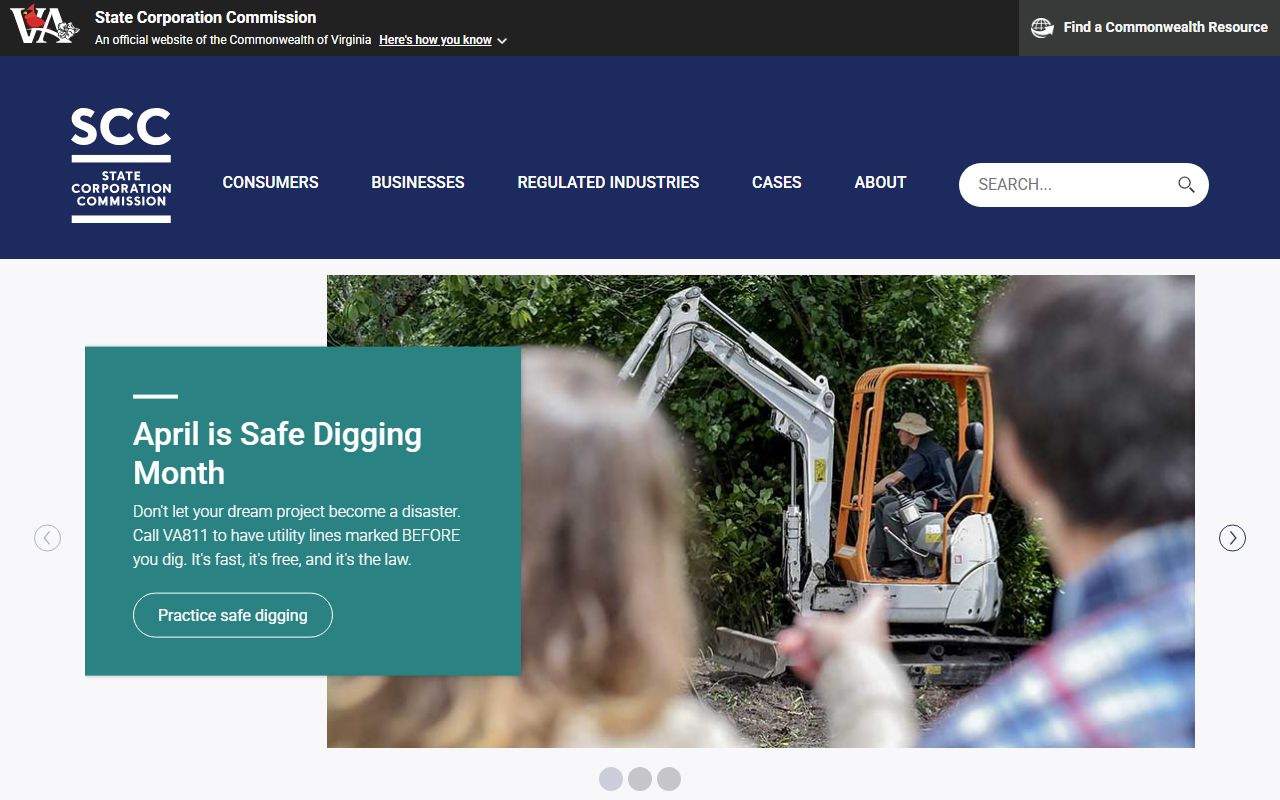 Virginia State Corporation Commission business records for Montgomery County